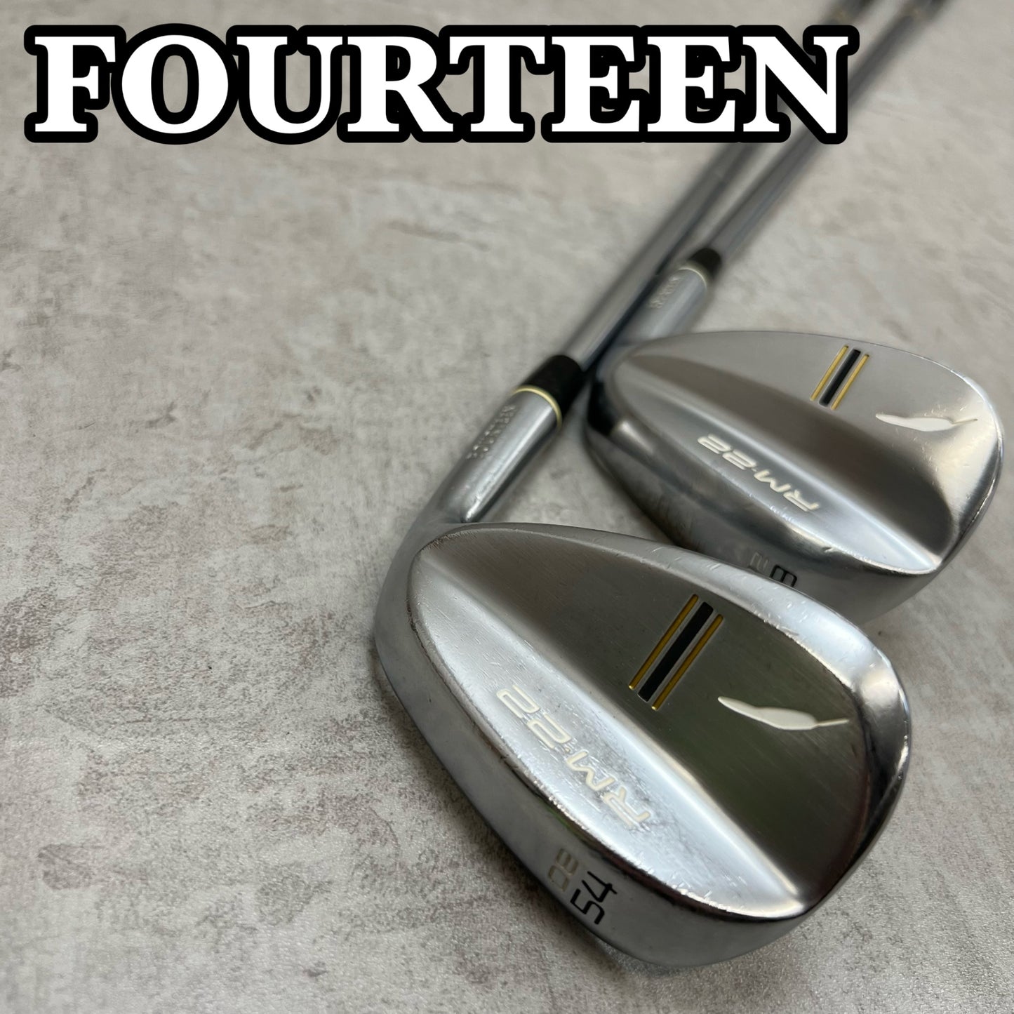 FOURTEEN　フォーティーン　RM･22　メンズゴルフ　ウェッジ2本セット　AW　アプローチ　SW　サンド　55°　58°　右利き用