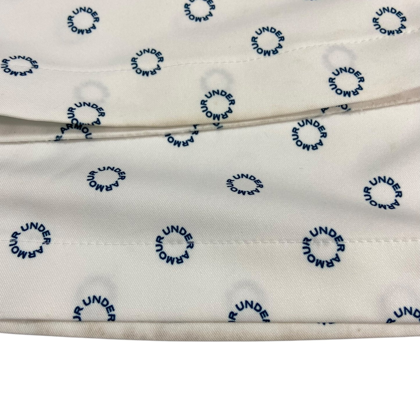 アンダーアーマー　メンズゴルフウェア　パンツ　SM　ホワイト　白　総柄　ズボン　スラックス　ロング　UNDER ARMOUR