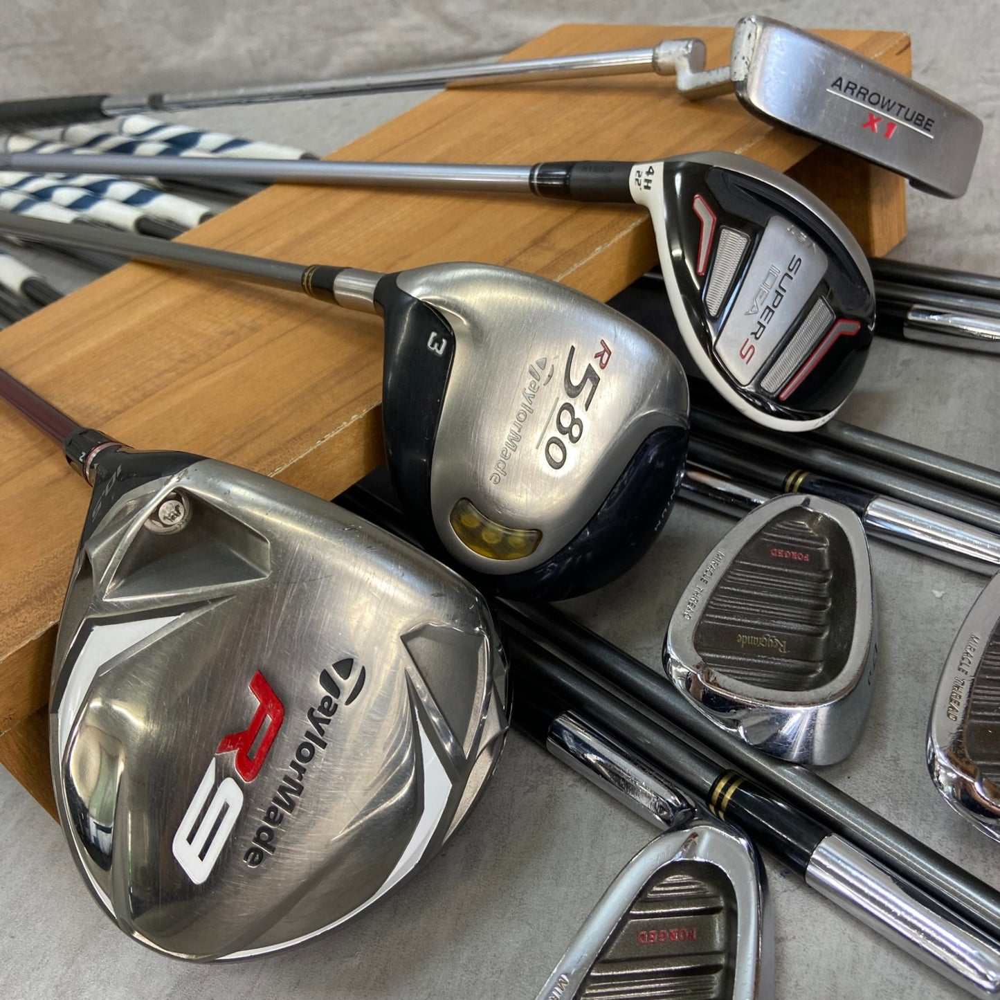 レフティー　テーラーメイド　アディダス　メンズゴルフセット　14本　左利き用　S　TaylorMade　adidas