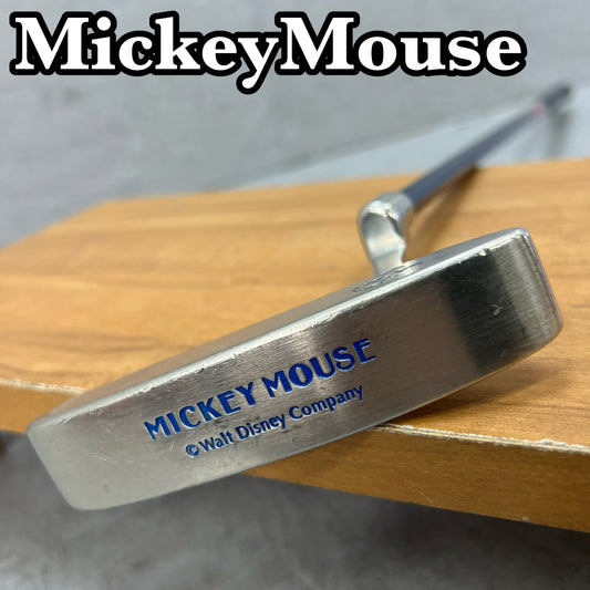 ウォルトディズニー　ミッキーマウス　レディースゴルフ　パター　右利き用　33インチ　ピン型　MICKEY MOUSE
