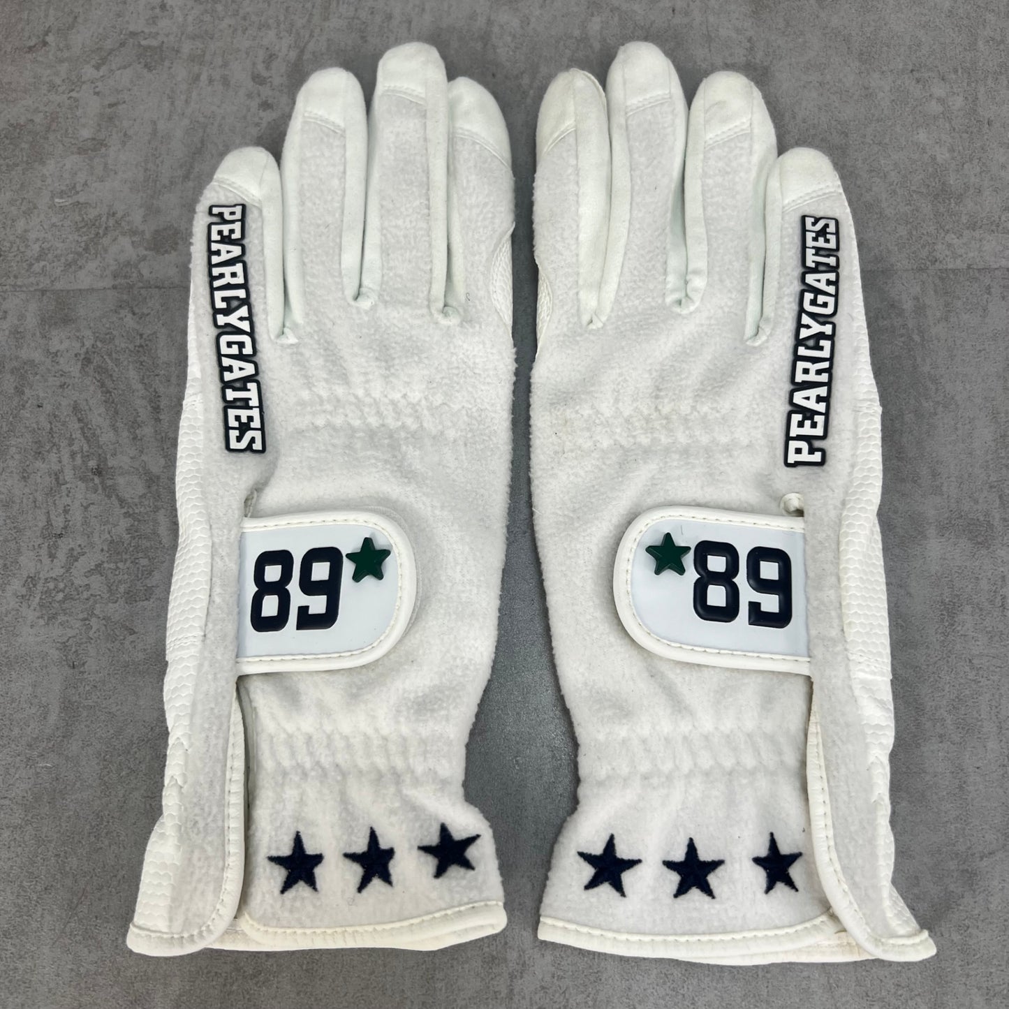 PEARLY GATES　ゴルフグローブ　レディース　ホワイト　Mサイズ　パーリーゲイツ　女性用