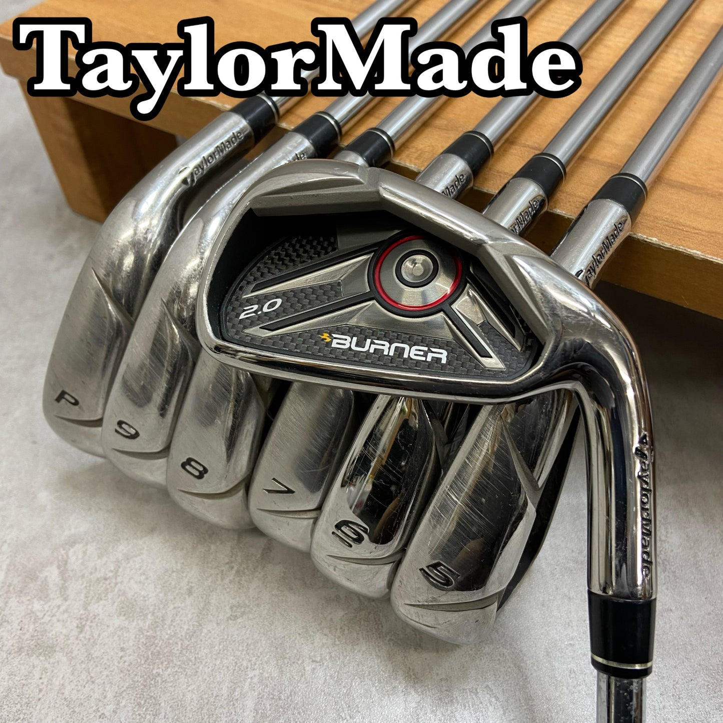 テーラーメイド　バーナー2.0　メンズゴルフ　アイアン7本セット　S　右利き用　TaylorMade　BURNER