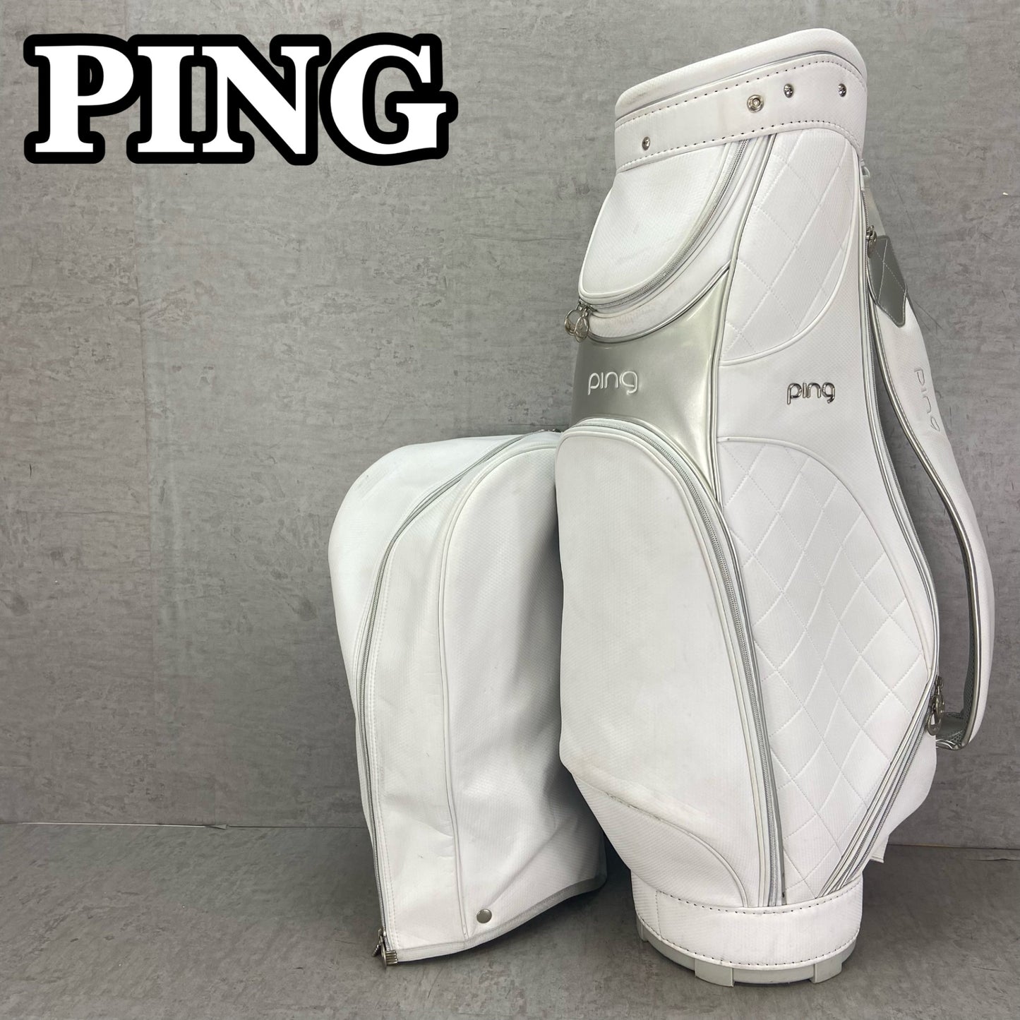 ピン　ゴルフ用　キャディバッグ　カート式　バック　PING