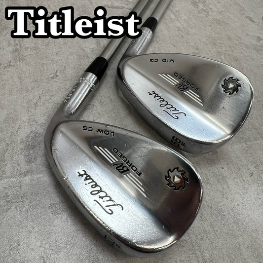 Titleist　タイトリスト　ボーケイ　フォージド　メンズゴルフ　ウェッジ2本セット　アプローチウェッジ　サンドウェッジ　50° 56°	R	右利き用