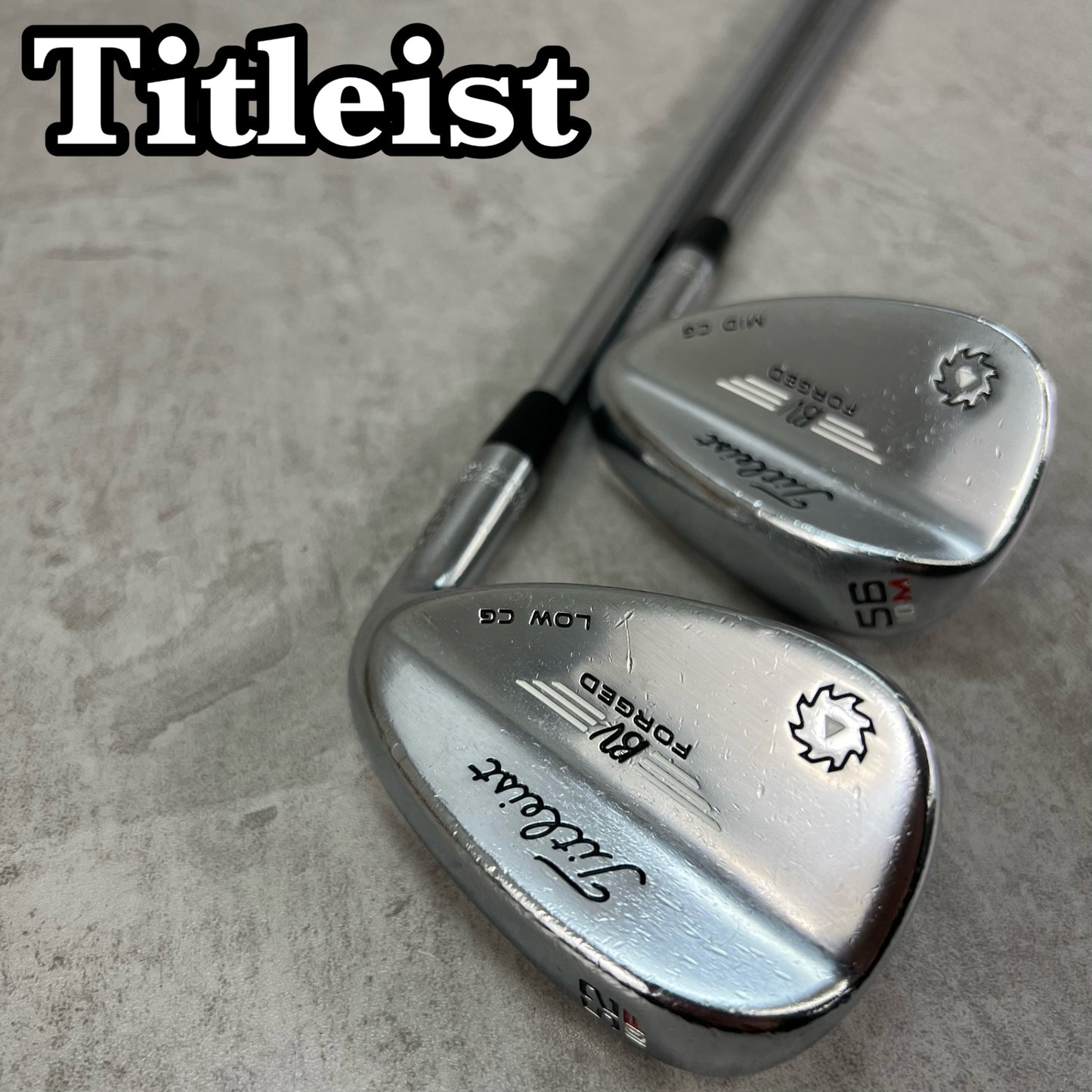 タイトリスト　フォージド　2017年　メンズゴルフ　ウェッジ2本セット　S200　右利き用　アプローチ　サンド　Titleist　FORGED