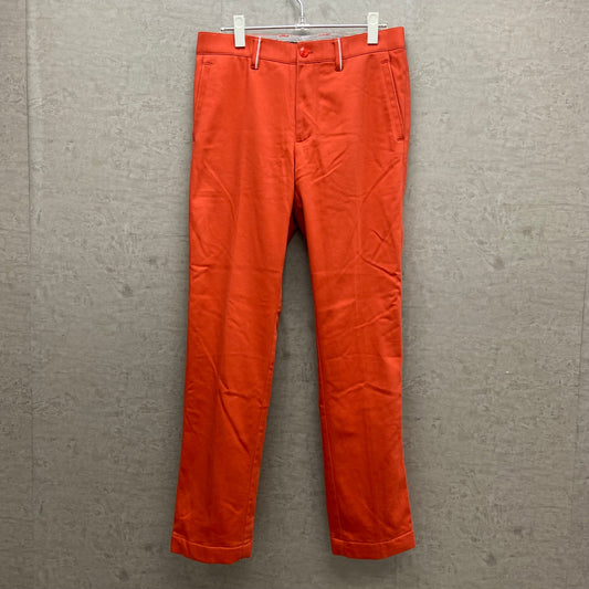 23区GOLF　メンズ　ゴルフパンツ　裏起毛　オレンジ　ズボン