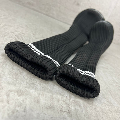 New Balance　ゴルフクラブ用ヘッドカバー　2点セット　ドライバー　ユーティリティ　ブラック　黒　ホワイト　白　ニューバランス