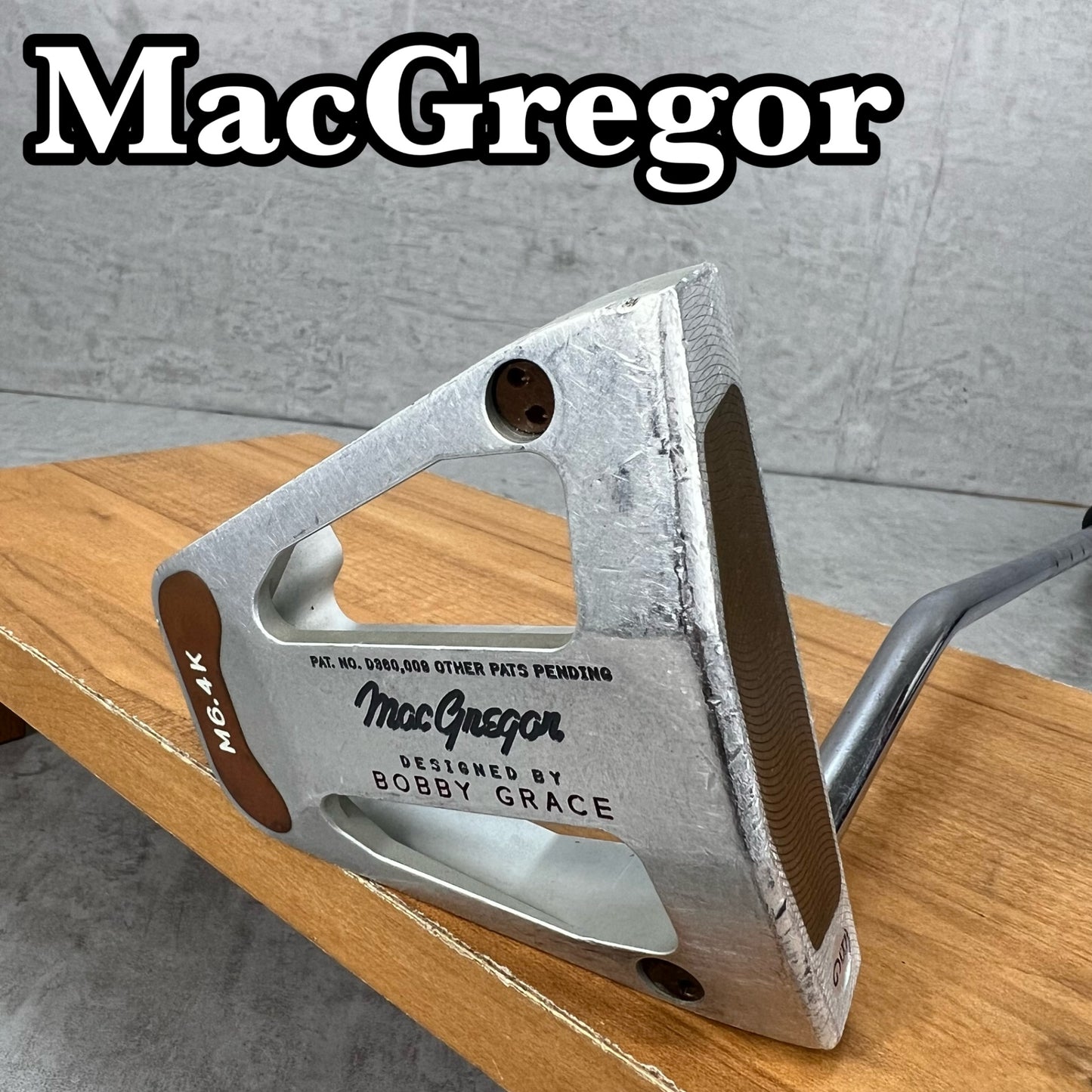 マグレガー　ボビーグレース　メンズゴルフ　パター　ネオマレット　右利き　約34インチ　MacGregor　BOBBY GRACE