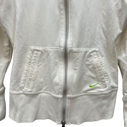 NIKE　レディースゴルフウェア　フルジップパーカー　Mサイズ　白　長袖トップス　ホワイト　ナイキ　アパレル