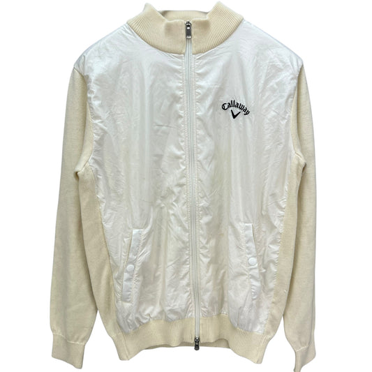 CALLAWAY　メンズ　男性用アウター 中綿ジャケット　アイボリー　Lサイズ　キャロウェイ