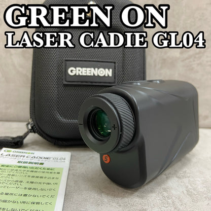 グリーンオン レーザーキャディGL04 ゴルフ レーザー距離計 ブラック ラウンドアクセサリー アイテム GREEN ON LASER CADDIE
