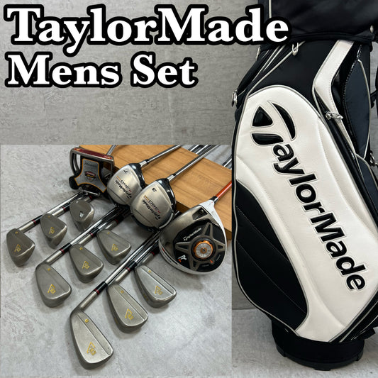 TaylorMade テーラーメイド メンズゴルフ クラブセット 13本 右利き用 キャディバッグ付き