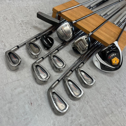 テーラーメイド　ミズノ　メンズゴルフ　クラブ12本セット　右利き用　キャディバッグ付き　TaylorMade　MIZUNO