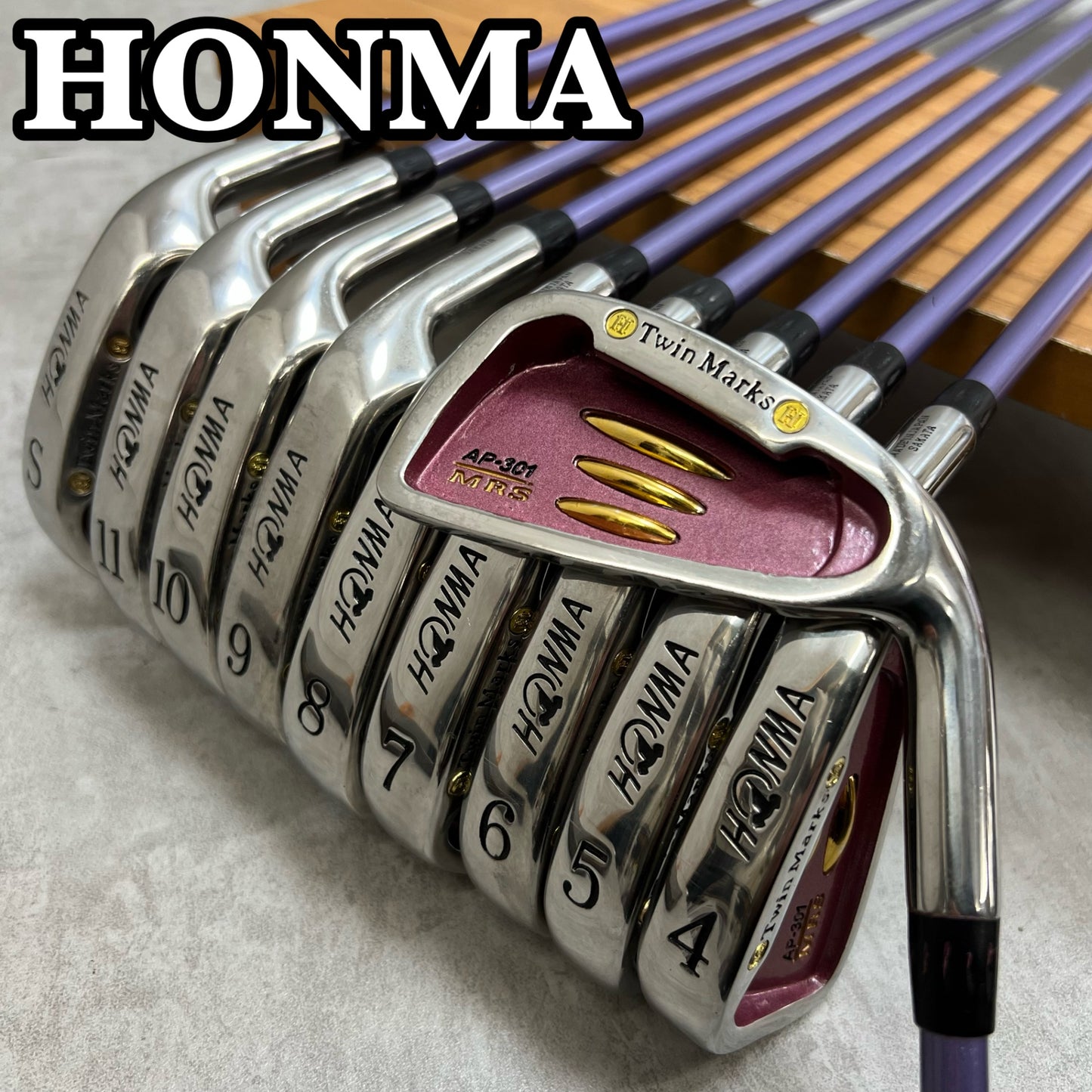 ホンマ　ツインマークス　AP-301　メンズゴルフ　アイアンセット　10本　R　右利き用　HONMA　Twin Marks