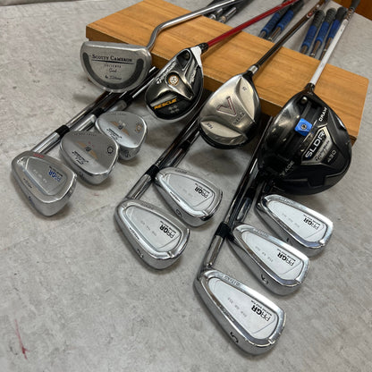 テーラーメイド　タイトリスト　メンズゴルフ　クラブセット　12本　右利き用　TaylorMade　Titleist