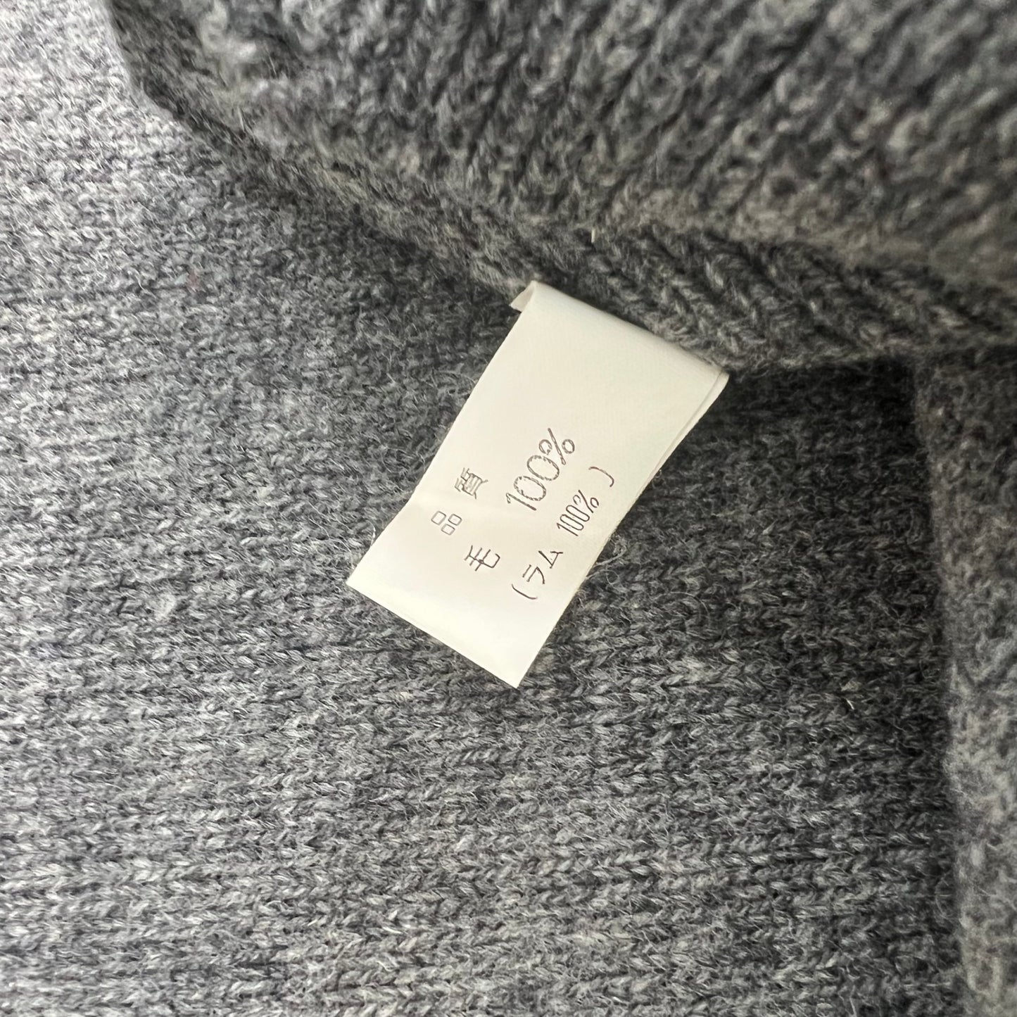 ブラックアンドホワイト　メンズゴルフウェア　Vネックセーター　L　グレー　Black＆White 　アパレル