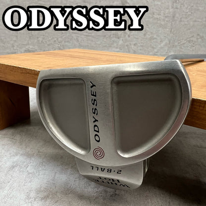 オデッセイ　WHITEHOT　2BALL　メンズゴルフ　パター　右利き用　約34インチ　ネオマレット型　ODYSSEY