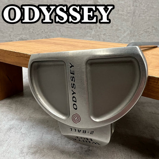 オデッセイ　WHITEHOT　2BALL　メンズゴルフ　パター　右利き用　約34インチ　ネオマレット型　ODYSSEY