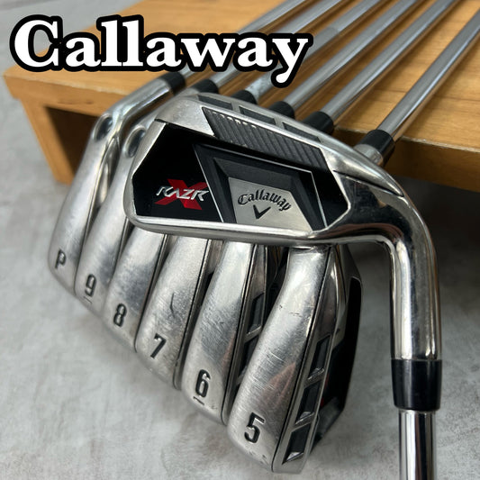 キャロウェイ　レイザーX　メンズゴルフ　アイアンセット　7本　S　右利き用　Callaway　RAZR