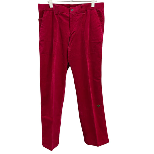 BLOOD SHIFT　メンズ　ボトムス　コーデュロイ　ワンポイントロゴ　パンツ　ズボン　スラックス　男性用　ゴルフアパレル　ブラッドシフト