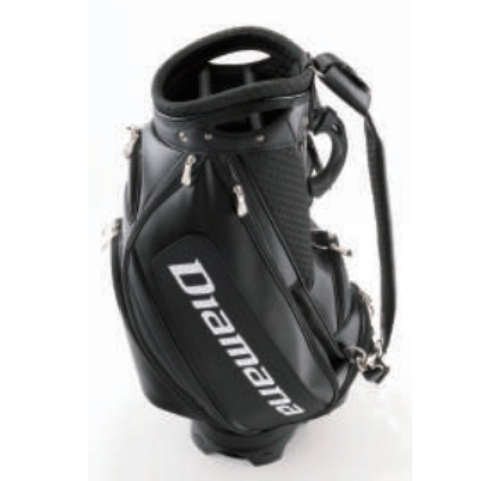 20周年記念　　三菱ケミカル　ディアマナ　ゴルフ用　キャディバッグ　ブラック　黒　カート式　ラウンドアイテム　Diamana
