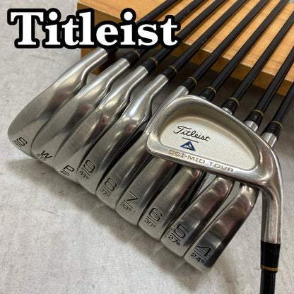 タイトリスト DCI MID TOUR メンズゴルフ アイアンセット 10本 右利き用 カーボン R Titleist