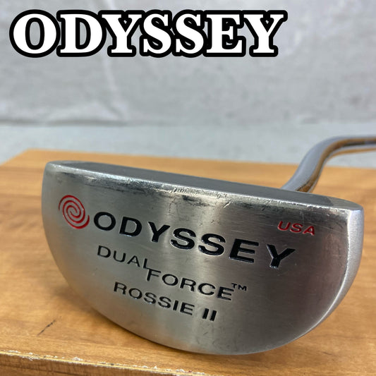 オデッセイ　デュアルフォース　ロッシー2　USA　メンズゴルフ　パター　右利き用　マレット型　34インチ　ODYSSEY　DUAL FORCE ROSSIE ⅡUSA