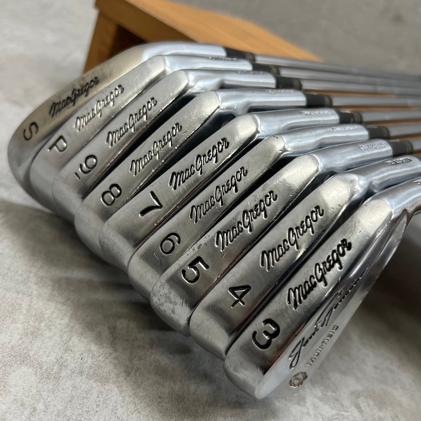 マグレガー　ジャックニクラウス　ミュアフィールド　メンズゴルフ　アイアンセット　9本　S　右利き用　MacGregor