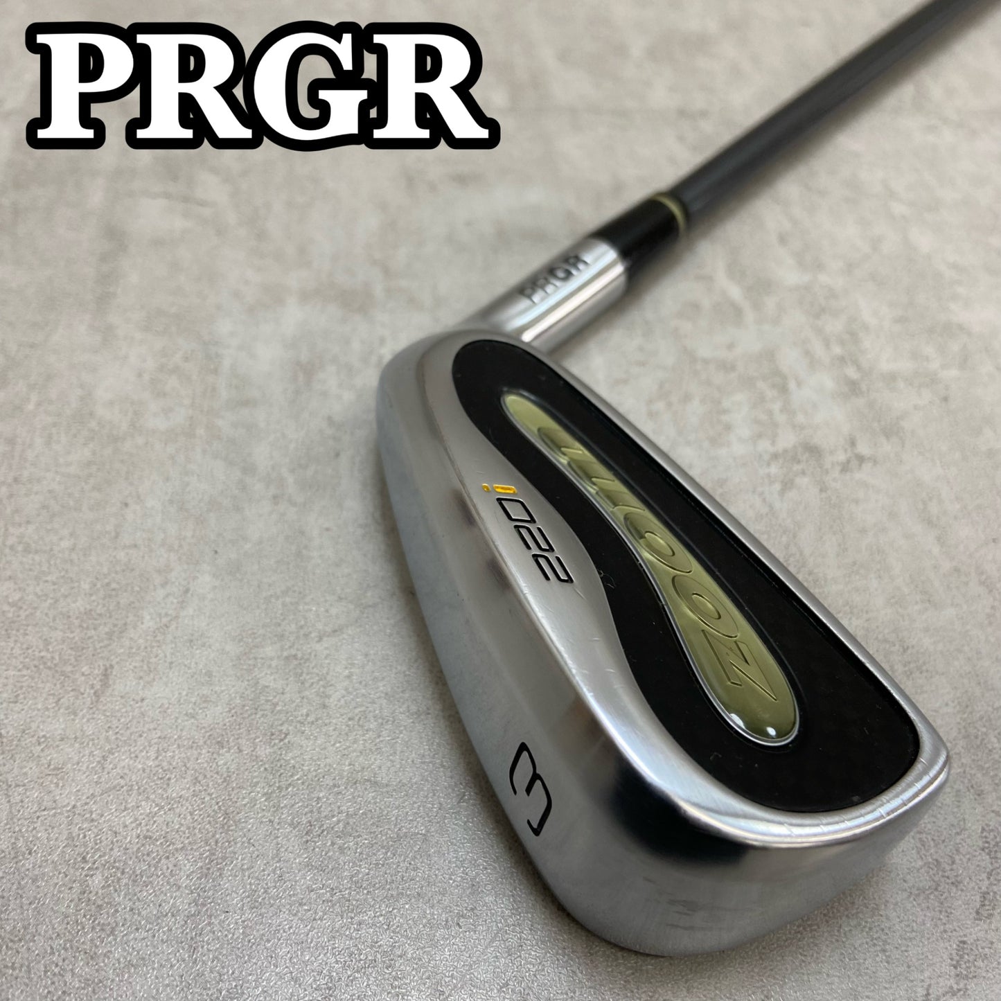 プロギア　ズーム　220i　メンズゴルフ　3U　S　右利き用　ユーティリティ　PRGR　ZOOM　M-43