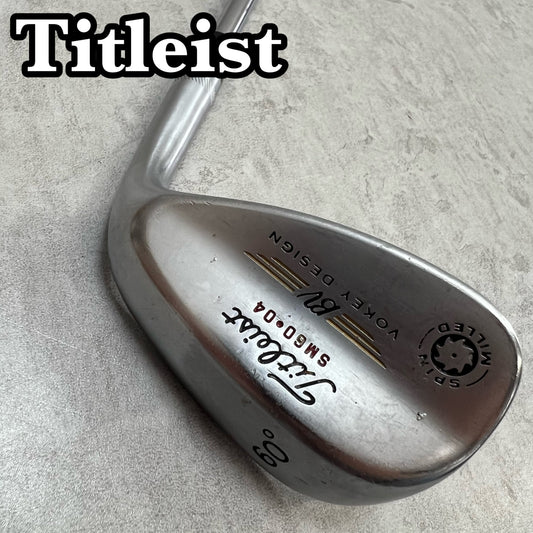 Titleist　タイトリスト	VOKEY DESING　ボーケイデザイン　メンズ　男性　ゴルフ	LW　ロブウェッジ　60°　33.75インチ　D-1　S　右利き用