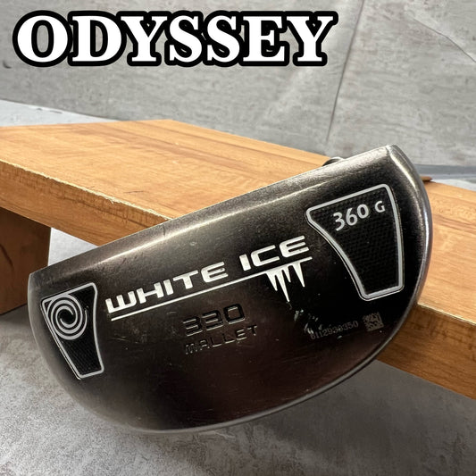 ODYSSEY　WHITE ICE 330　メンズゴルフ　パター　マレット　約33インチ　右利き用　オデッセイ ホワイトアイス