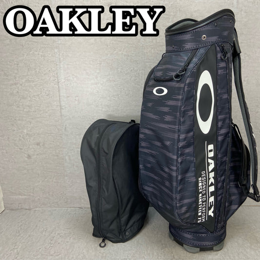 オークリー　ゴルフ用　キャディバッグ　カート式　ナイロン　約9.5型　OAKLEY
