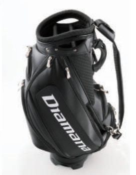 20周年記念　　三菱ケミカル　ディアマナ　ゴルフ用　キャディバッグ　ブラック　黒　カート式　ラウンドアイテム　Diamana