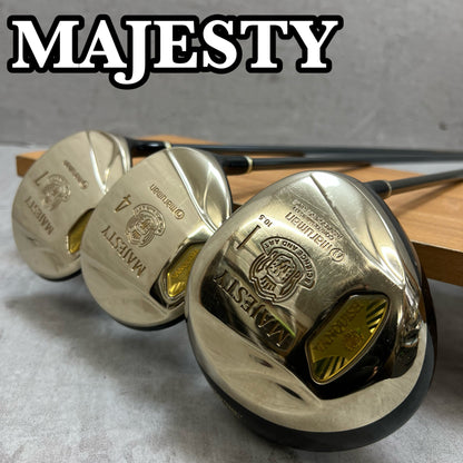マジェスティ　バンキッシュ　メンズゴルフ　ウッド3本セット　R　右利き用　ドライバー　フェアウェイウッド　MAJESTY　VANQUISH
