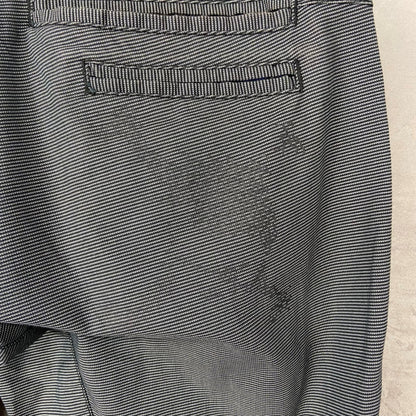 オークリー　メンズ　ゴルフパンツ　チェック　33　グレー　レッド　OAKLEY