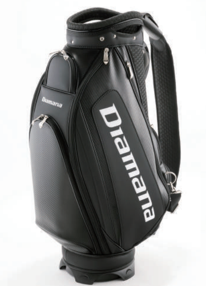 20周年記念　　三菱ケミカル　ディアマナ　ゴルフ用　キャディバッグ　ブラック　黒　カート式　ラウンドアイテム　Diamana